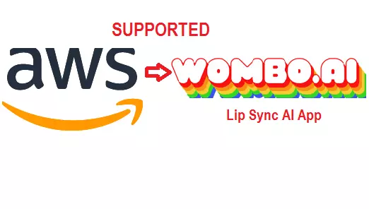 AWS Logo with Wombo's Logo